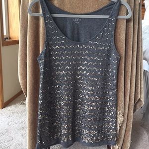Loft Sequined Tank